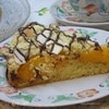 Штрейзельный пирог с персиками