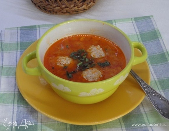 Суп с фрикадельками и томатной пастой - пошаговый рецепт с фото на luchistii-sudak.ru