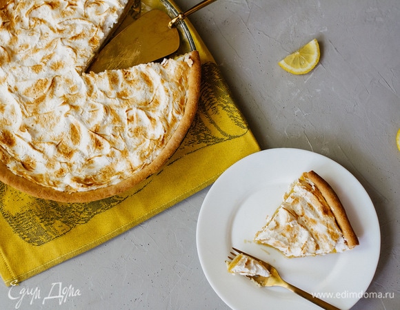 Как приготовить Лимонный тарт с меренгой рецепт пошагово
