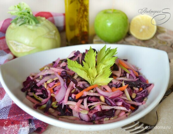 Освежающий витаминный салат из краснокочанной капусты: рецепт и польза для здоровья