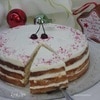 «Голый» ванильный торт