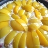 Постный пирог с фруктами
