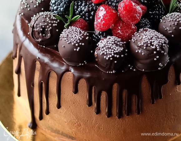 Как украсить торт шоколадом - пошаговый рецепт с фото