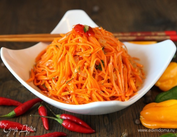 Морковь по-корейски, пошаговый рецепт на ккал, фото, ингредиенты - KT-SW