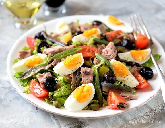 Рецепт: Французский салат «Нисуаз»