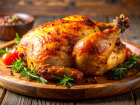 Решила запечь курицу и не ожидала такого эффекта: птица получилась не хуже ресторанной!