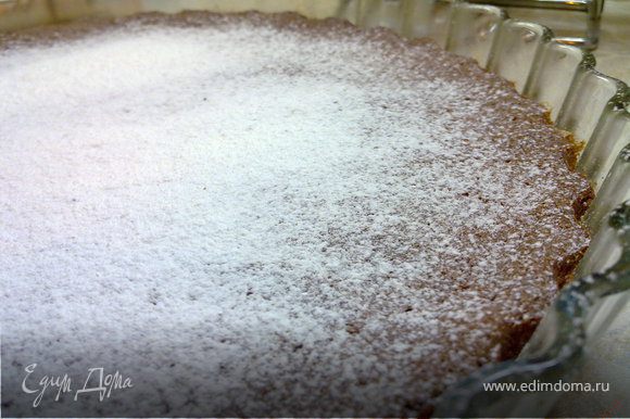 Посыпать по желанию сахарной пудрой и насладиться ароматным нежным трюфельным вкусом пирога.....