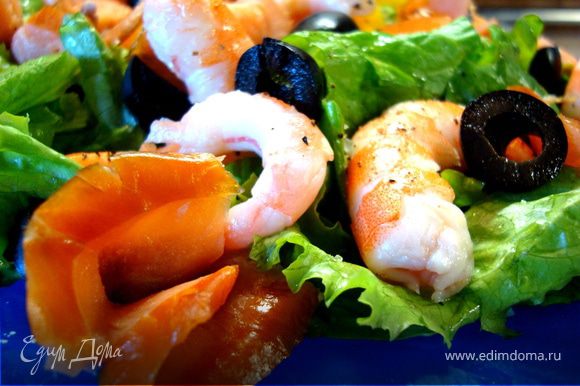Низкокалорийный салат из морепродуктов «Восход» - здоровое и вкусное блюдо