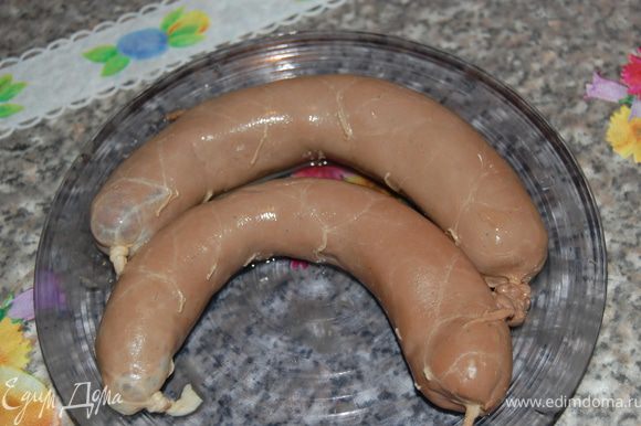 Домашняя ливерная колбаса из детства – пошаговый рецепт приготовления с фото