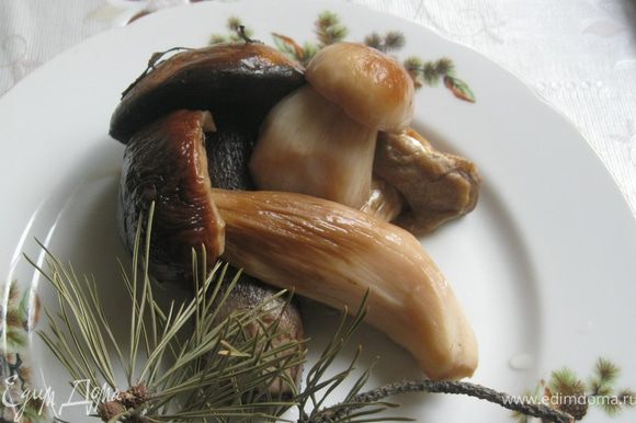 Лапша с грибами на поминки