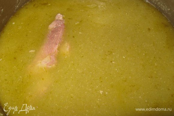 Гороховый суп с копченой курицей — рецепт с фото пошагово