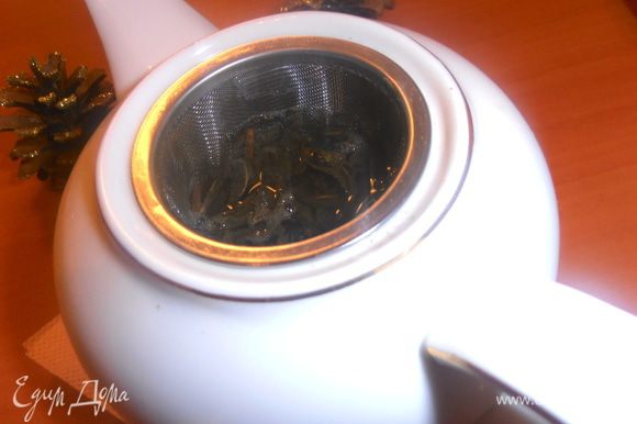 Чайные листы раскрылись и чай готов к употреблению!