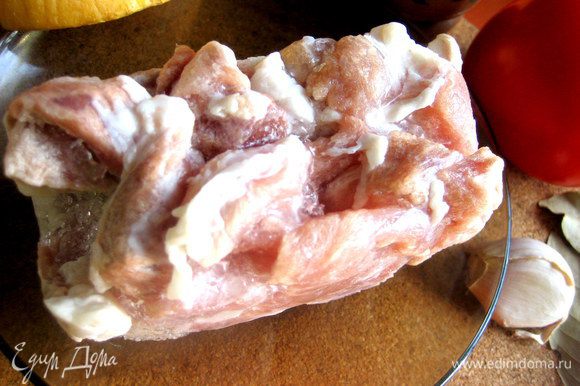 Из мяса у меня были замороженные кусочки свинины для гуляша...,отлично подходят для супа!