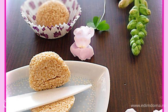 Домашние арахисовые конфеты с кунжутом – пошаговый рецепт приготовления с фото