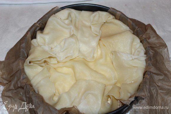 Сабурани из лаваша с сыром в духовке