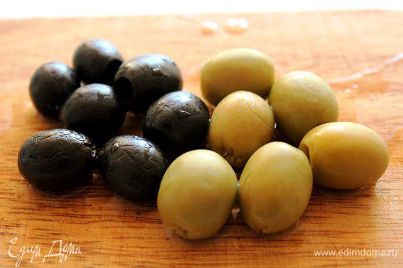 Веррин "Остров Крит". Оливки и маслины порубить.