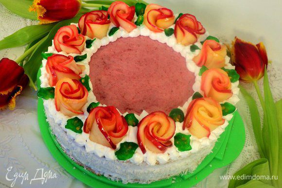 Торт «Венок из роз»