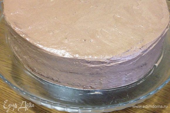 Фруктовый торт с шоколадным кружевом