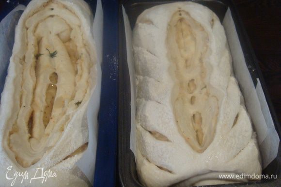 Заготовки хлеба прикроем полотенцем и поставим в теплое место на 30 минут, чтобы подошло.
