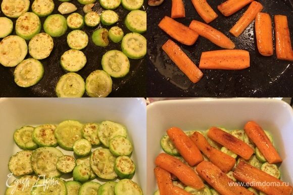 Сложить овощи в форму для запекания, накрыть фольгой и начать делать соус.