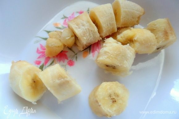 Постное печенье с бананами и финиками