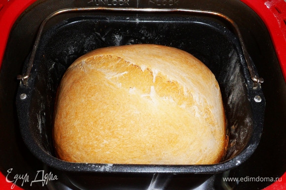 Томатный хлеб готов (общее время приготовления — 3 часа 15 минут).