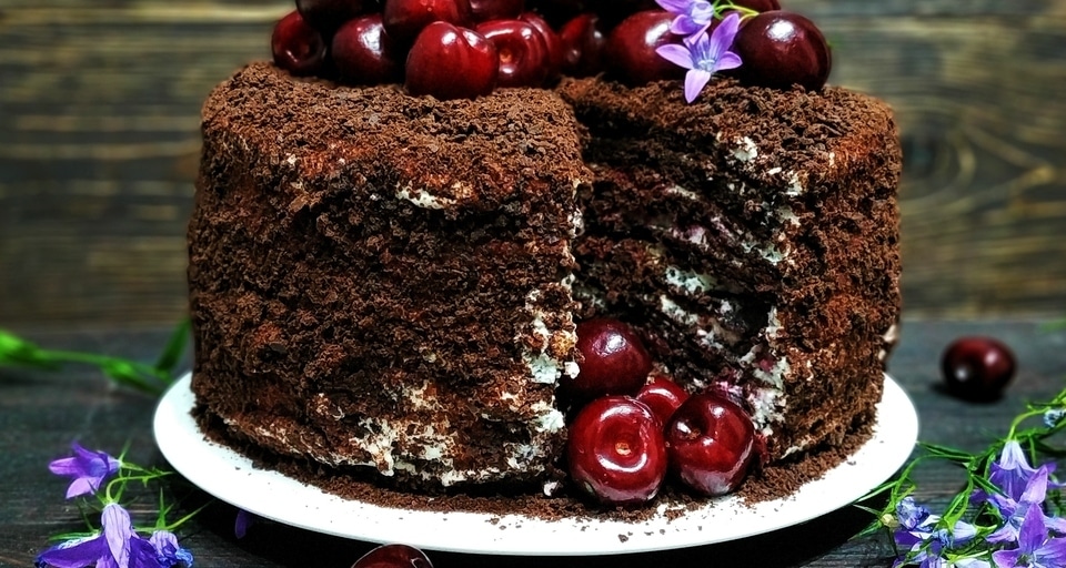 «Дьявольский» шоколадный торт