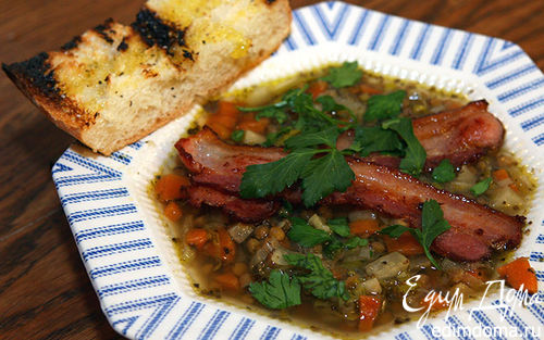 Рецепт Суп из чечевицы с сельдереем