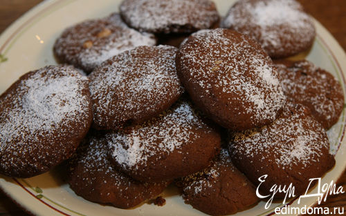 Рецепт Шоколадное печенье с фундуком