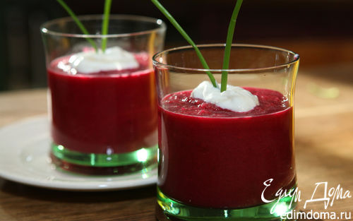 Рецепт Холодный свекольный суп-пюре