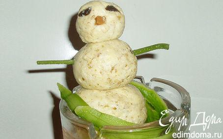 Рецепт Снеговик из паштета