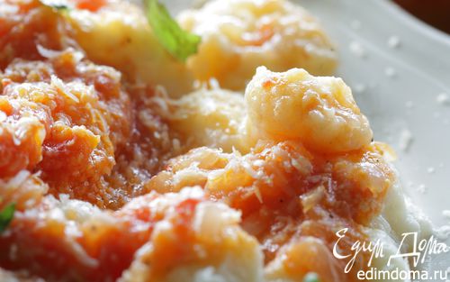 Рецепт Картофельные ньокки с соусом из помидоров и базиликом