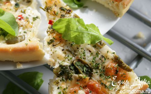Рецепт Пицца с козьим сыром