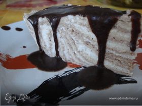 Творожный торт "Зебра"