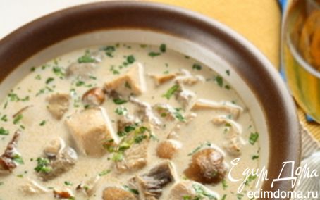 Рецепт Суп гречневый с курицей и грибами