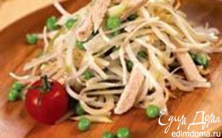 Рецепт Салат из редьки с курицей