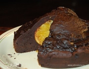 Шоколадный пудинг с апельсином