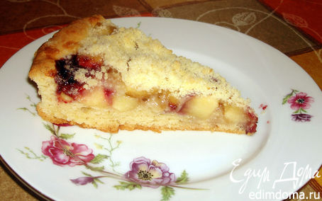 Рецепт Яблочный пирог с посыпкой