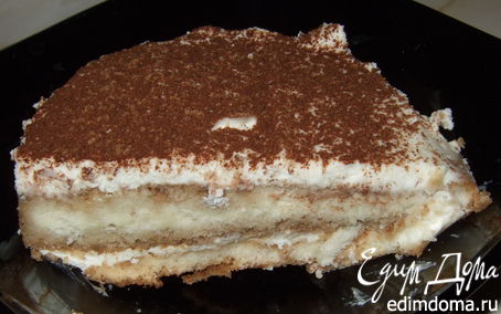 Рецепт Тирамису со взбитыми сливками