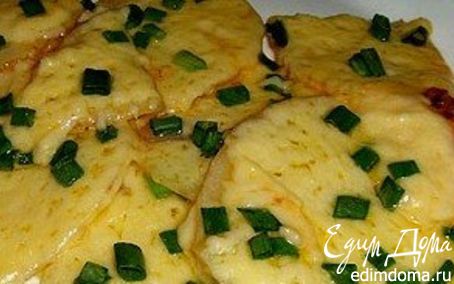 Рецепт Жареный картофель под сулугуни