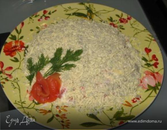 Салат рыбный со свежим огурцом – пошаговый рецепт приготовления с фото