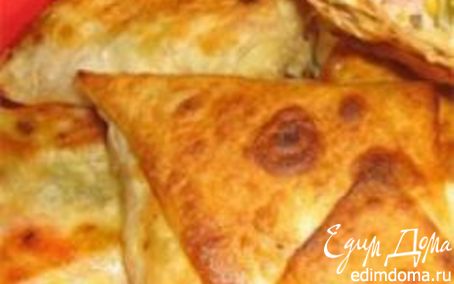 Рецепт Лаваш с сыром на завтрак