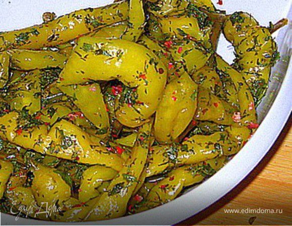 Маринованный болгарский перец, пошаговый рецепт на 90 ккал, фото, ингредиенты - Elena88
