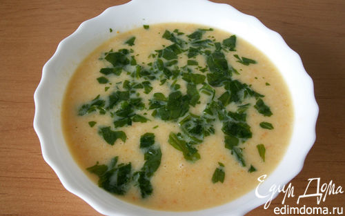 Рецепт Суп-пюре из белой фасоли с грушей