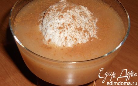 Рецепт Десертный грушевый суп с мороженым