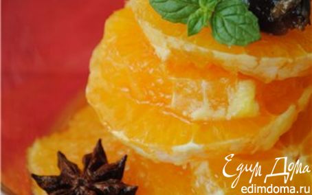 Рецепт Салат из апельсинов с Кампари
