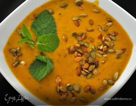 Сливочный суп-пюре с тыквой и чечевицей - рецепт с фотографиями - Patee. Рецепты
