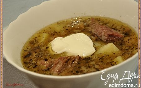 Рецепт Рёбрышки с грибами