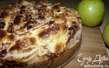 Рецепт Голландский яблочный пирог с кремом