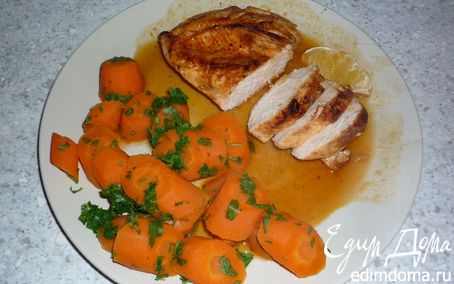 Рецепт Куриная грудка в апельсиновом соусе
